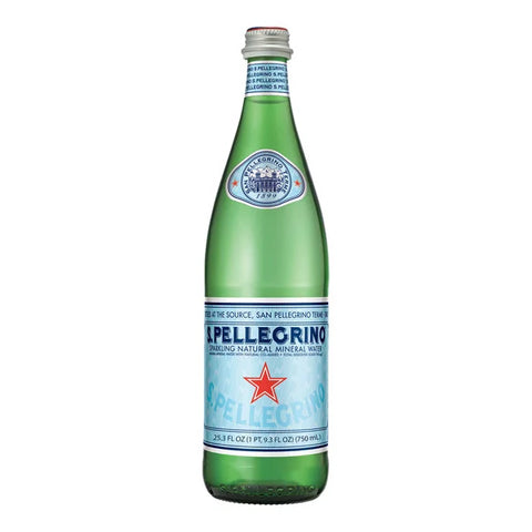 San Pellegrino Sparkling Natural Mineral Water Glass, 25.36 oz, 1 ct