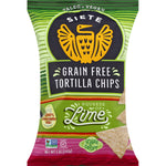 Siete Tortilla Chips, Grain Free, Lime