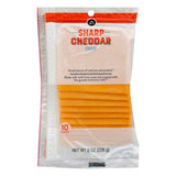 Publix Sharp Cheddar Cheese Slices, 10 count