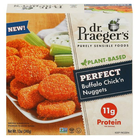 Dr. Praeger's Plant Based Chick'n Nuggets, Buffalo