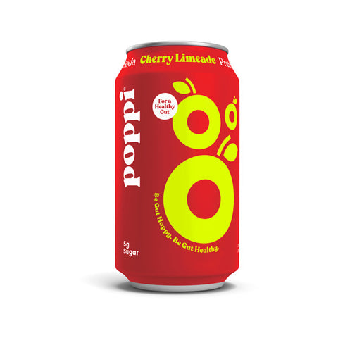 Poppi Cherry Limeade Prebiotic Soda, 1 count