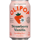 OLIPOP Strawberry Vanilla Sparkling Tonic, 1 count