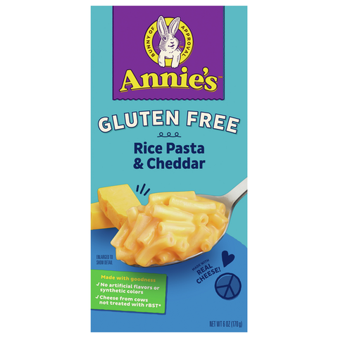 Annie's Rice Pasta & Cheddar Gluten Free Macaroni and Cheese