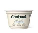 Chobani Non-Fat Greek Yogurt, Plain, 1ct