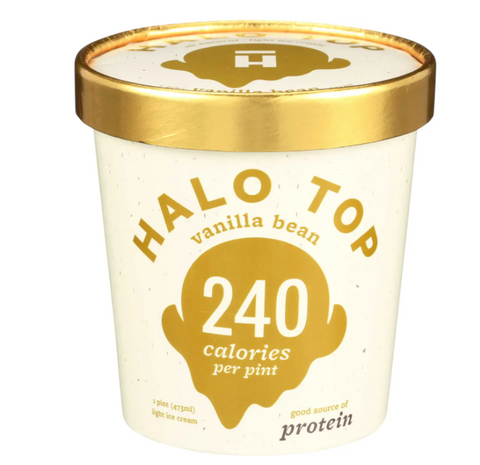 Halo Top Light Vanilla Bean Ice Cream