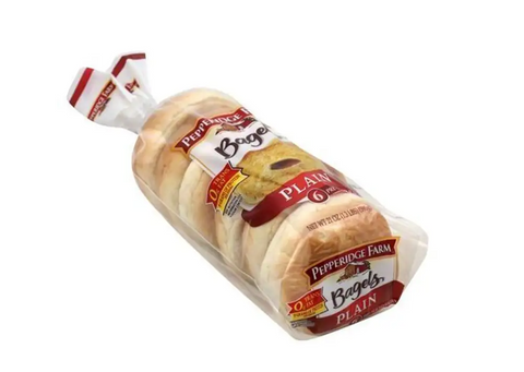 Pepperidge Farm Bagels, Plain