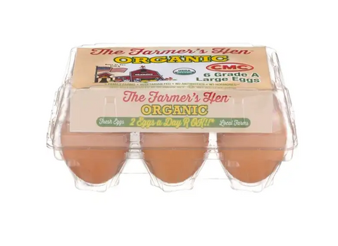 Organic Large Brown Eggs (6 Ct)