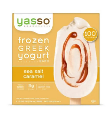 Yasso Frozen Greek Yogurt Bars, Sea Salt Caramel