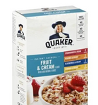 Quaker Fruit & Cream Instant Oatmeal